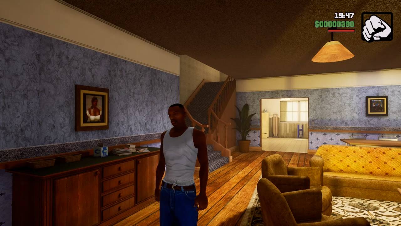 G T A San Andreas  D. E. Стычка у кафе.