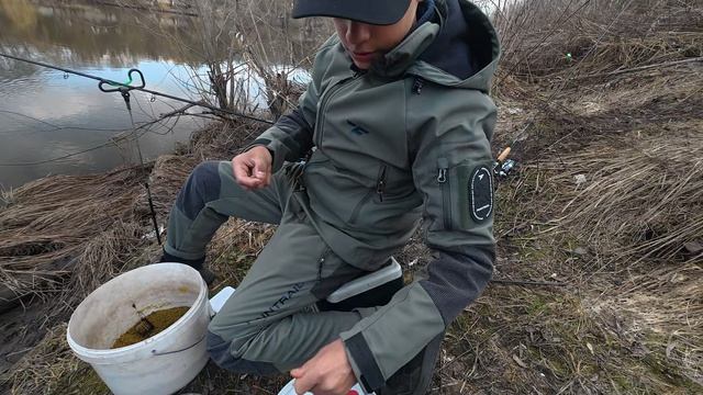 Весенний фидер на малой реке. Открытие сезона.