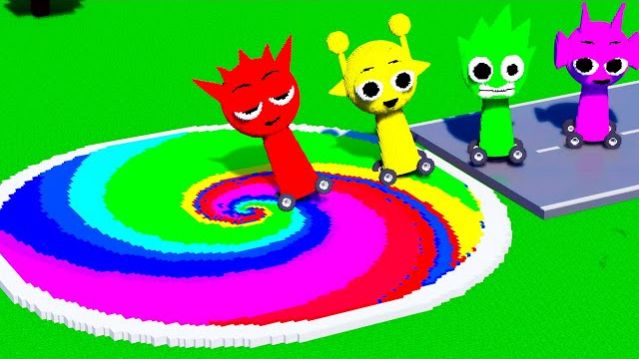 ЧТО ПРОИЗОШЛО СО SPRUNKI ПОСЛЕ РАДУЖНОГО ПОРТАЛА? СПРУНКИ МАШИНЫ