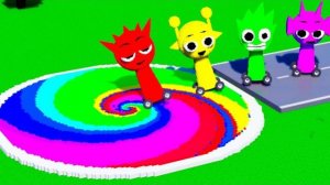 ЧТО ПРОИЗОШЛО СО SPRUNKI ПОСЛЕ РАДУЖНОГО ПОРТАЛА? СПРУНКИ МАШИНЫ