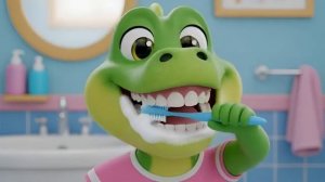 Песня про зубную щетку крокодила  . Мультфильм с песней для детей 2026