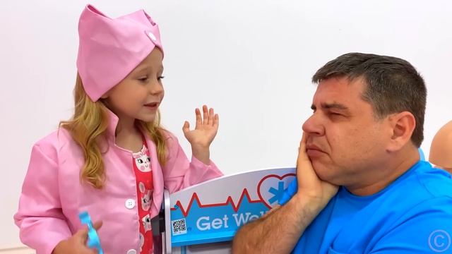 Nastya Tries Professions So As Not To Go To School