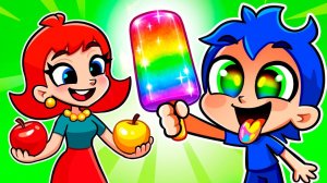 Мультик «Здоровая еда против вкусной еды» Мультики и песни для детей