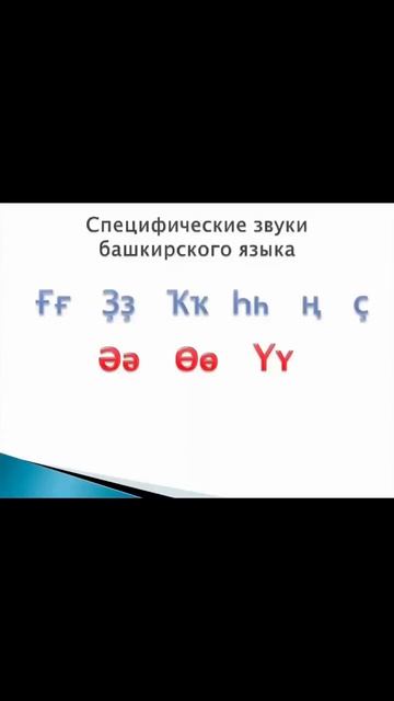 Несколько интересных фактов о башкирском языке.
