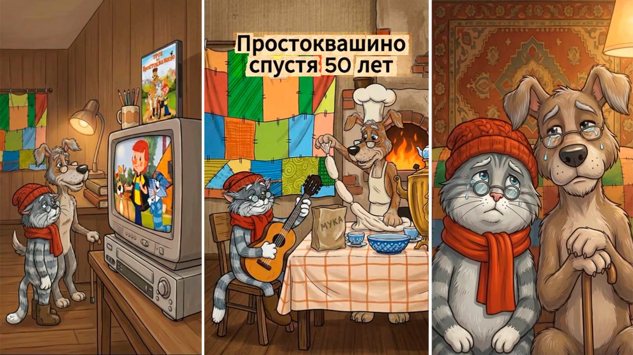 Простоквашино спустя 50 лет