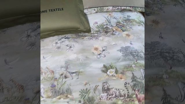 Комплект постельного белья Сатин Премиум «Африканская саванна»