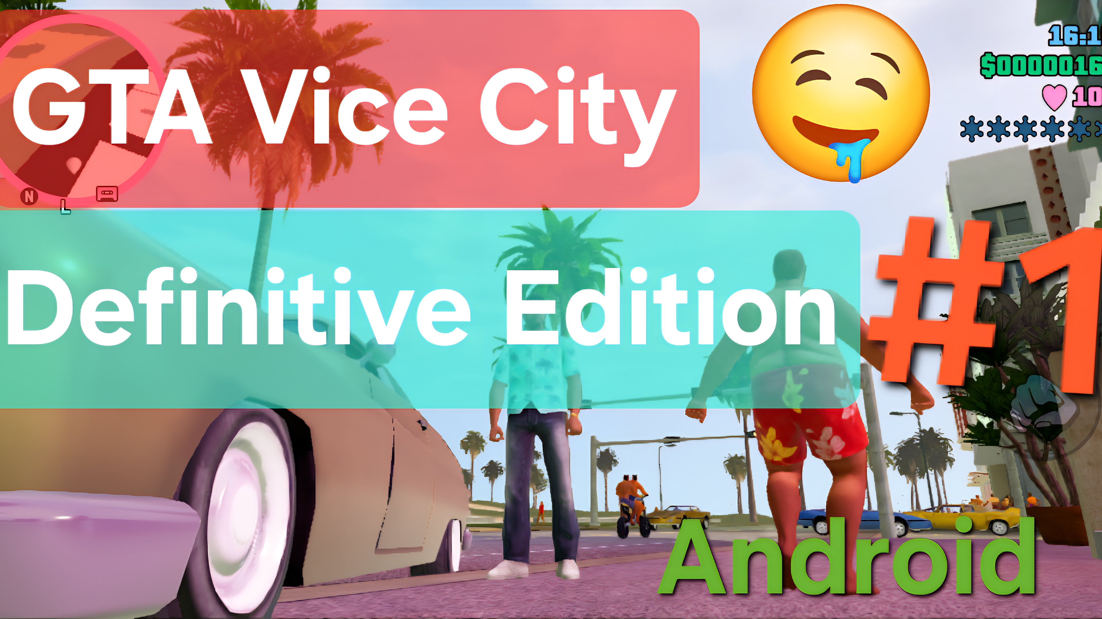 GTA Vice City — The Definitive Edition на Android/ Знакомство с игрой , Начало #1