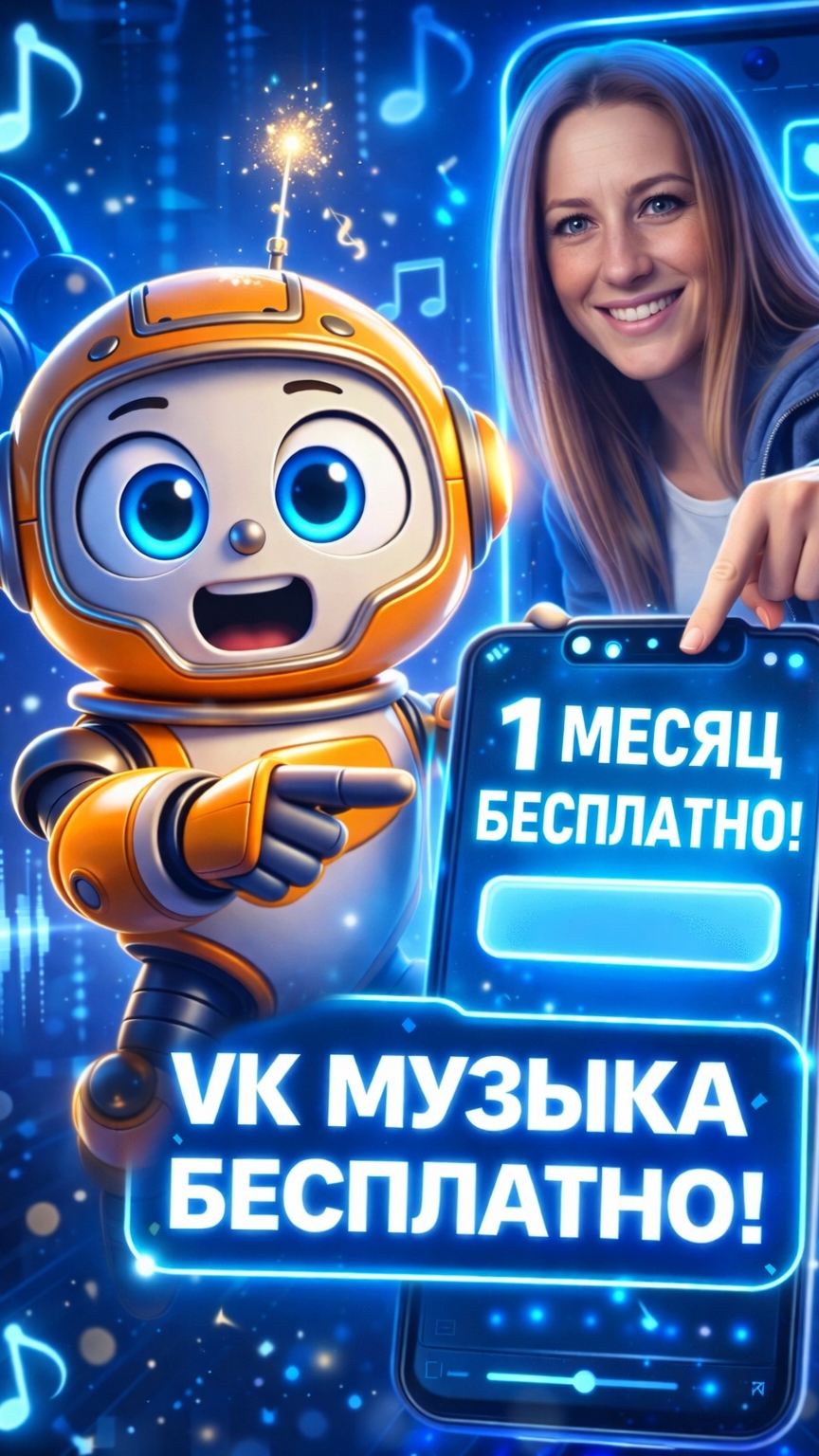 VK Музыка бесплатно на месяц? 🔥 #shorts