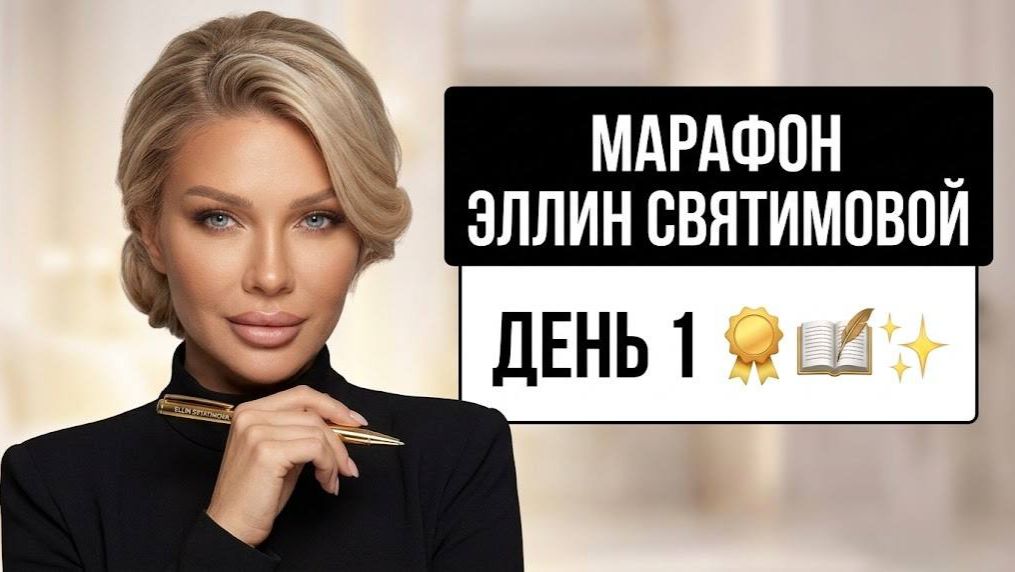 МАРАФОН ЭЛЛИН СВЯТИМОВОЙ «КРАШУСЬ С ЭЛЛИН» | ДЕНЬ 1