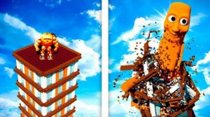 БОЛЬШОЙ И МАЛЕНЬКИЙ ИТАЛЬЯНСКИЙ БРЕЙНРОТ vs ДИНАМИЧЕСКИЕ ПОСТРОЙКИ В МАЙНКРАФТЕ