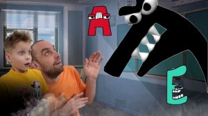 Алфавит ЛОР часть в реальной жизни. Буквы монстры