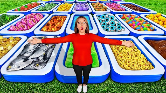 Выберите правильный бассейн чтобы выжить челлендж