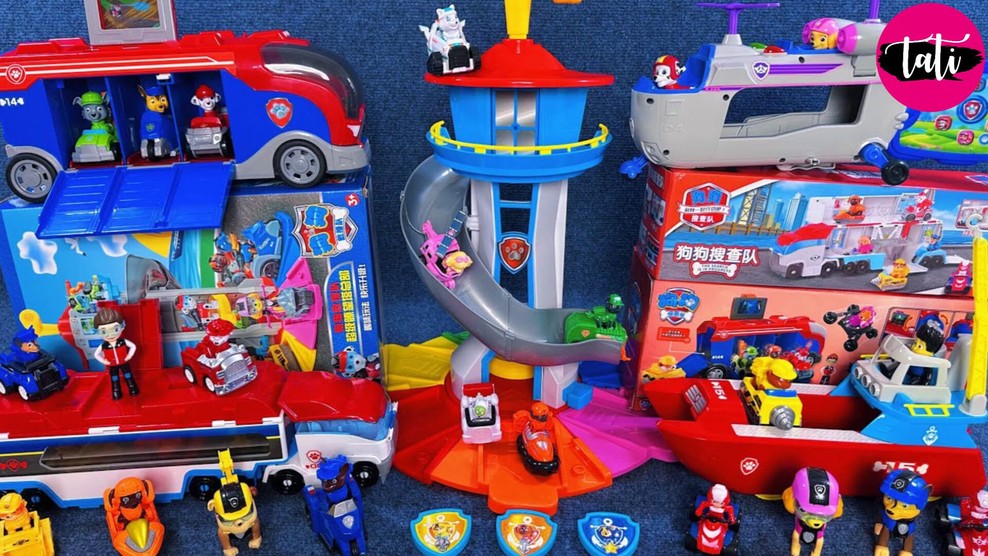 Играем в игрушки из мультика щенячий патруль. Мультфильм для детей. ASMR АСМР