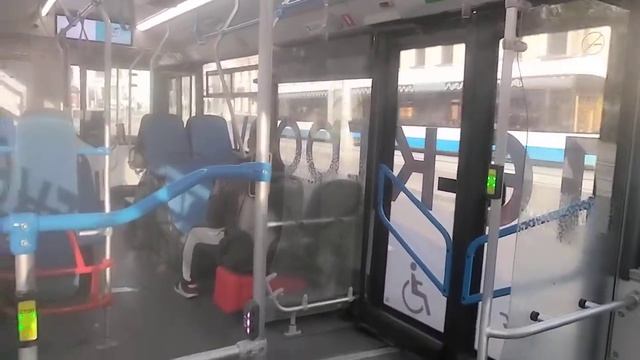 Поездка На Электробусе №М6 (Дангауэровка–Метро Лубянка–Меженная Площадь) Москва 07.09.2025