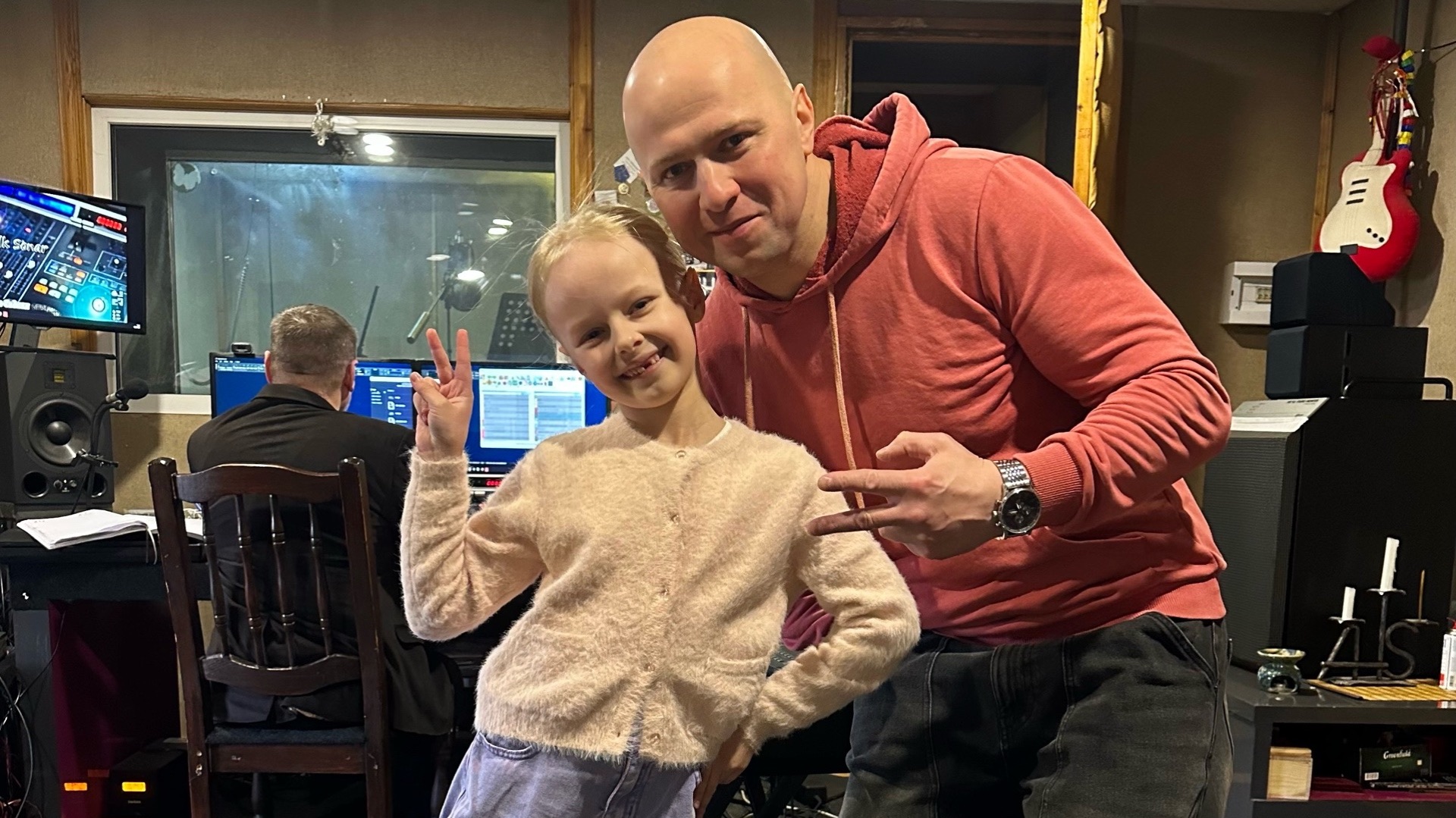 Сегодня записали с Милой новую песню