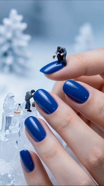 Миниатюрные мастера на ногтях: творим красоту! #маникюр #дизайн #минитворчество