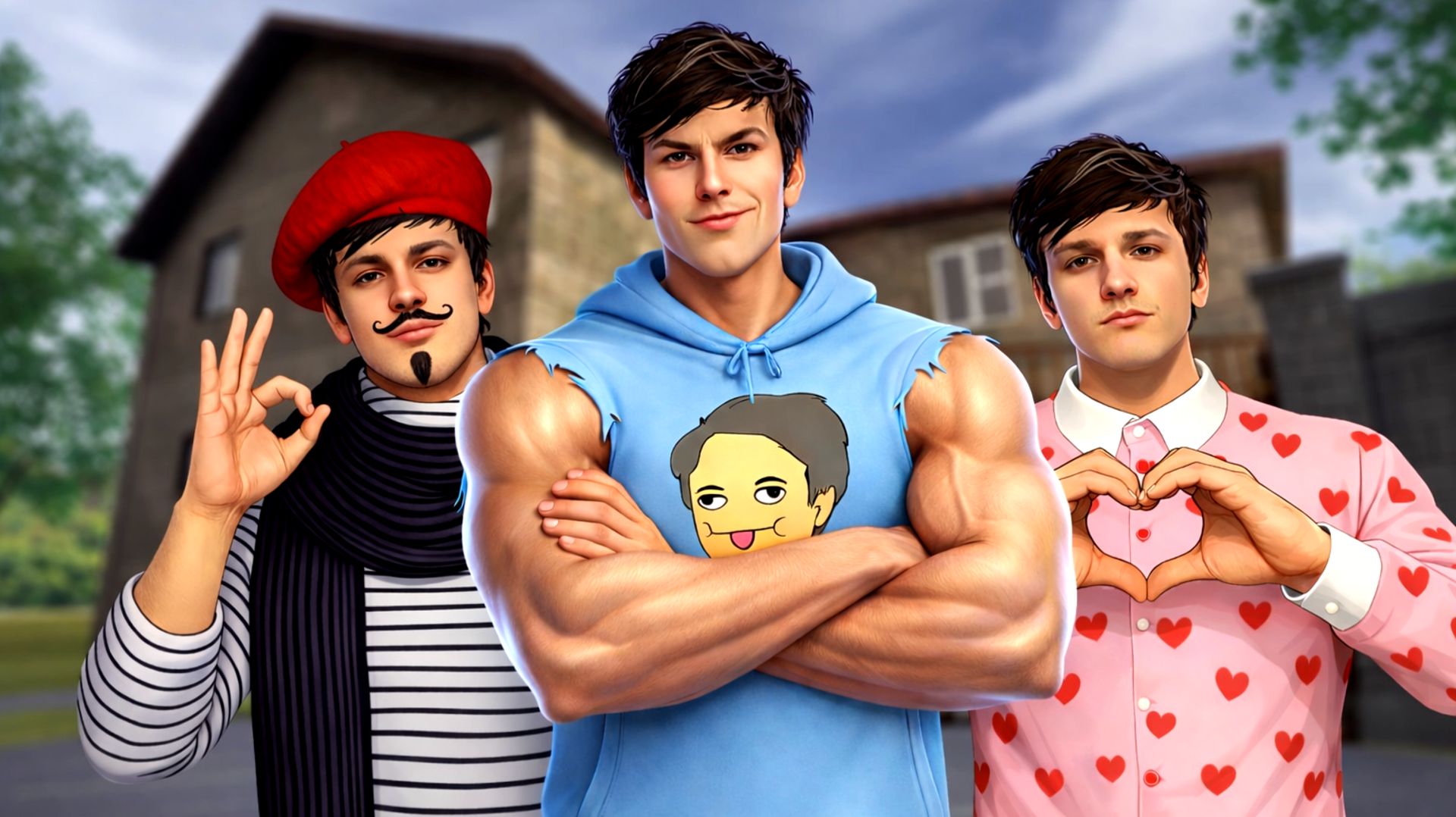 Побег Пацана от Холи Баама в Пижаме и Француза! Обновление Игры Побег от Блогера!