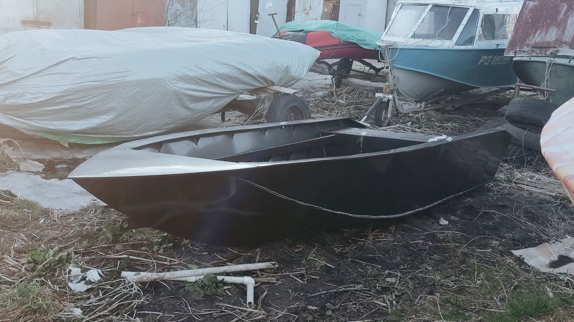 Лодка из ПНД по проекту АКЛ 400/6