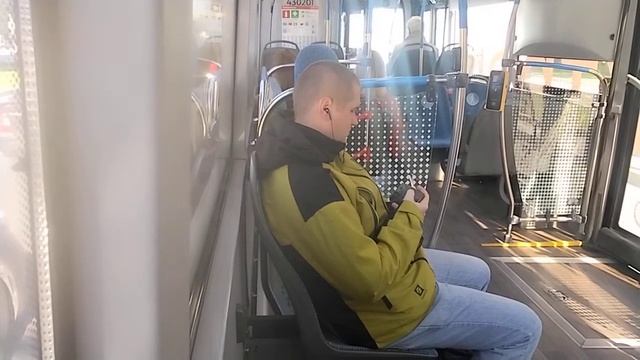 Поездка На Электробусе №М5 (Стадион Лужники–МЦК Лужники–Метро Достоевская) Москва 28.08.2025