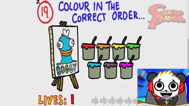 The Impossible Quiz EPIC FAIL Let's Play With Combo Panda