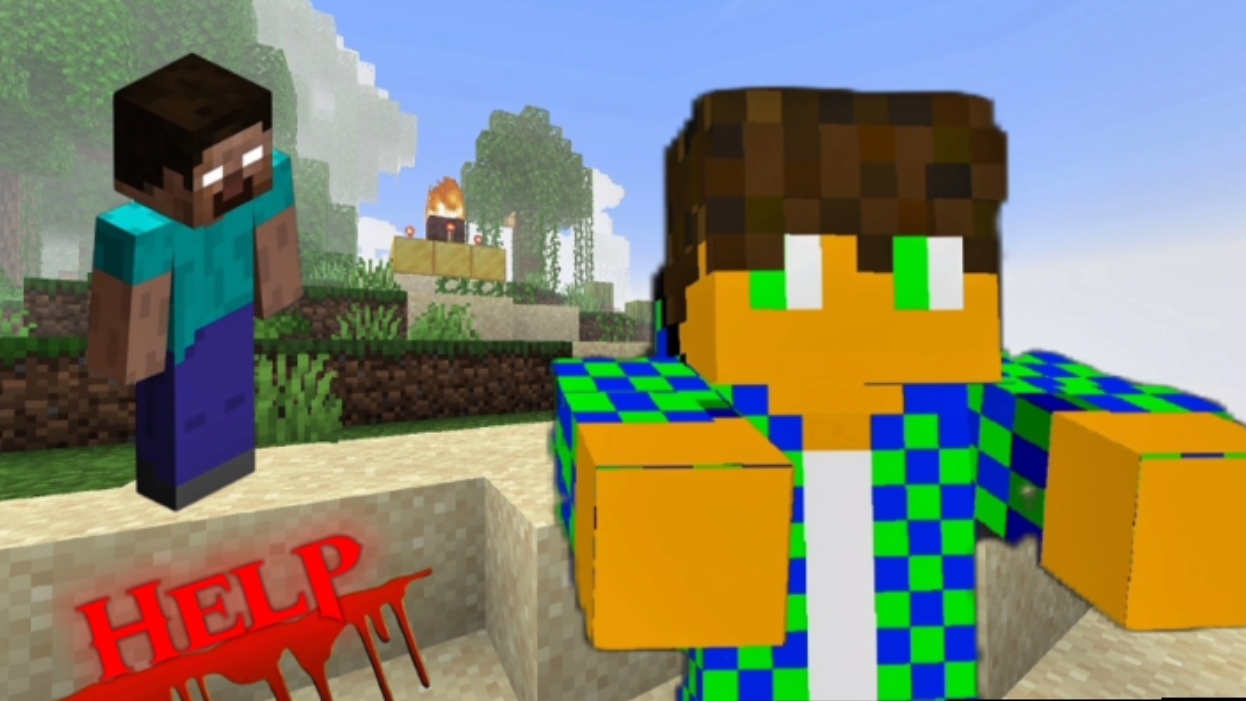 😱за мной следит Херобрин!!! Херобрин в мире Майнкрафта!