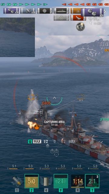 Los Andes: Уничтожил всех на фланге. МИР КОРАБЛЕЙ