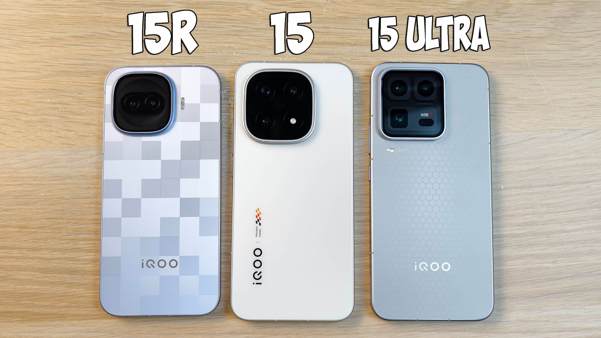 IQOO 15R, 15, 15 ULTRA - СРАВНЕНИЕ ТРЕХ ФЛАГМАНОВ!