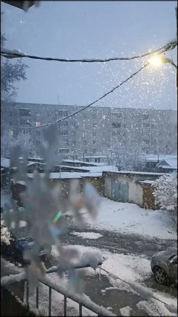 20 апреля 2026 год,красота снежная 😁❄️❄️❄️