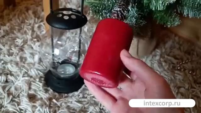 Набор ароматических свечей-столбиков КОРИЦА, 5х8 см (упаковка 4 шт.), 214596