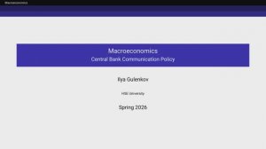 4.4. Central Bank Communication Policy