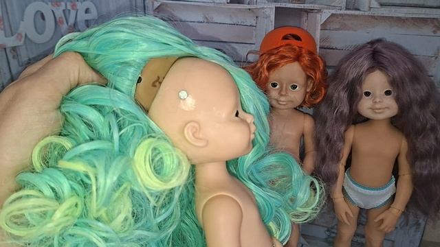 Парики для моих кукол Светиков. Болталочка.