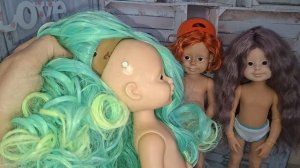 Парики для моих кукол Светиков. Болталочка.