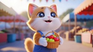 Китти отправляется за покупками на фруктовый рынок . Мультфильм для детей 2026