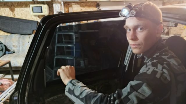 Затонировал машину своими руками!