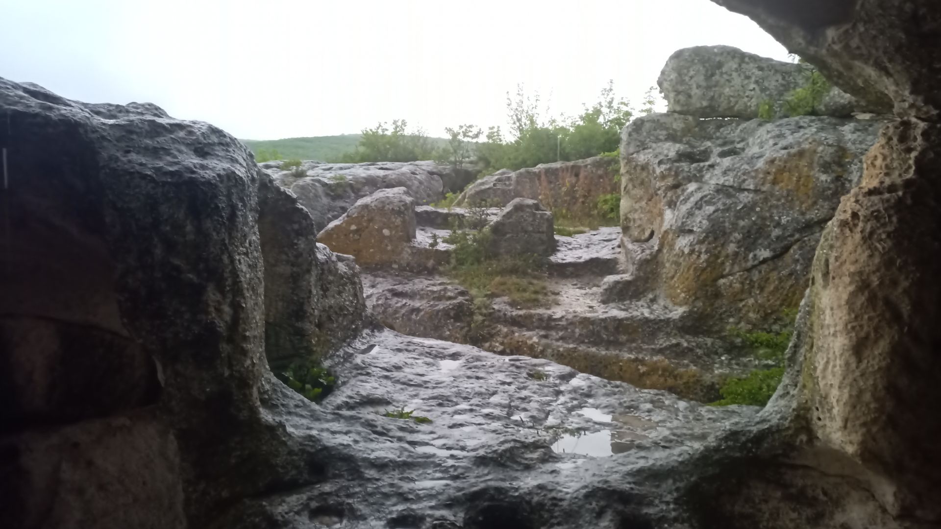 Дождь на Эски-Кермен