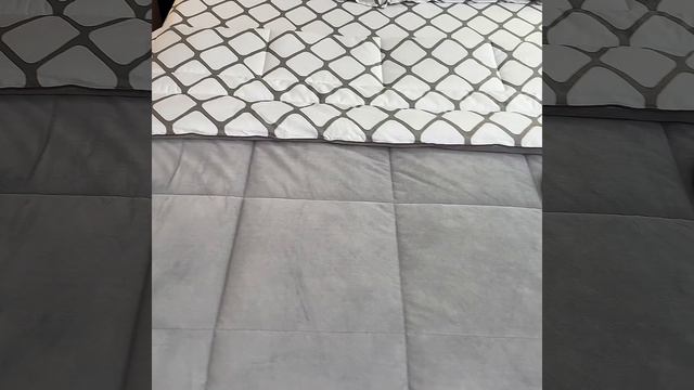 Комплект постельного белья с одеялом Сатин Велюрия Люкс «Ромбовый минимализм»