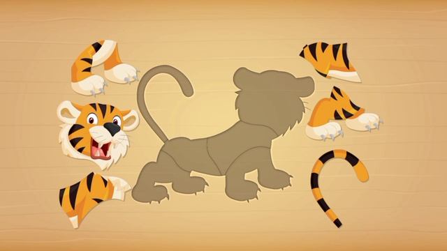 Детский развивающий и познавательный мультфильм, пазлы.