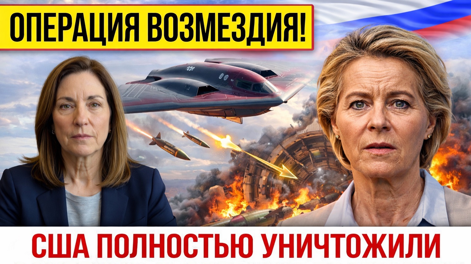 Разрушение ядерных бункеров Ирана с помощью бомбардировщиков B-2 и 30 000-фунтовых бомб