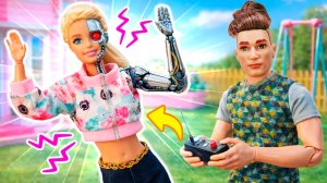 Робот хотел помогать, но всё ломал! 🤖 ✨ А теперь он лучший помощник в шоуруме Барби! 💖
