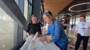 Выставочная площадка Первой Стратегической сессии "Семья на первом месте".