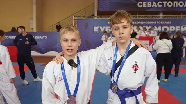 Награждение на соревнованиях по каратэ – «Кубок двух морей» в Севастополе
