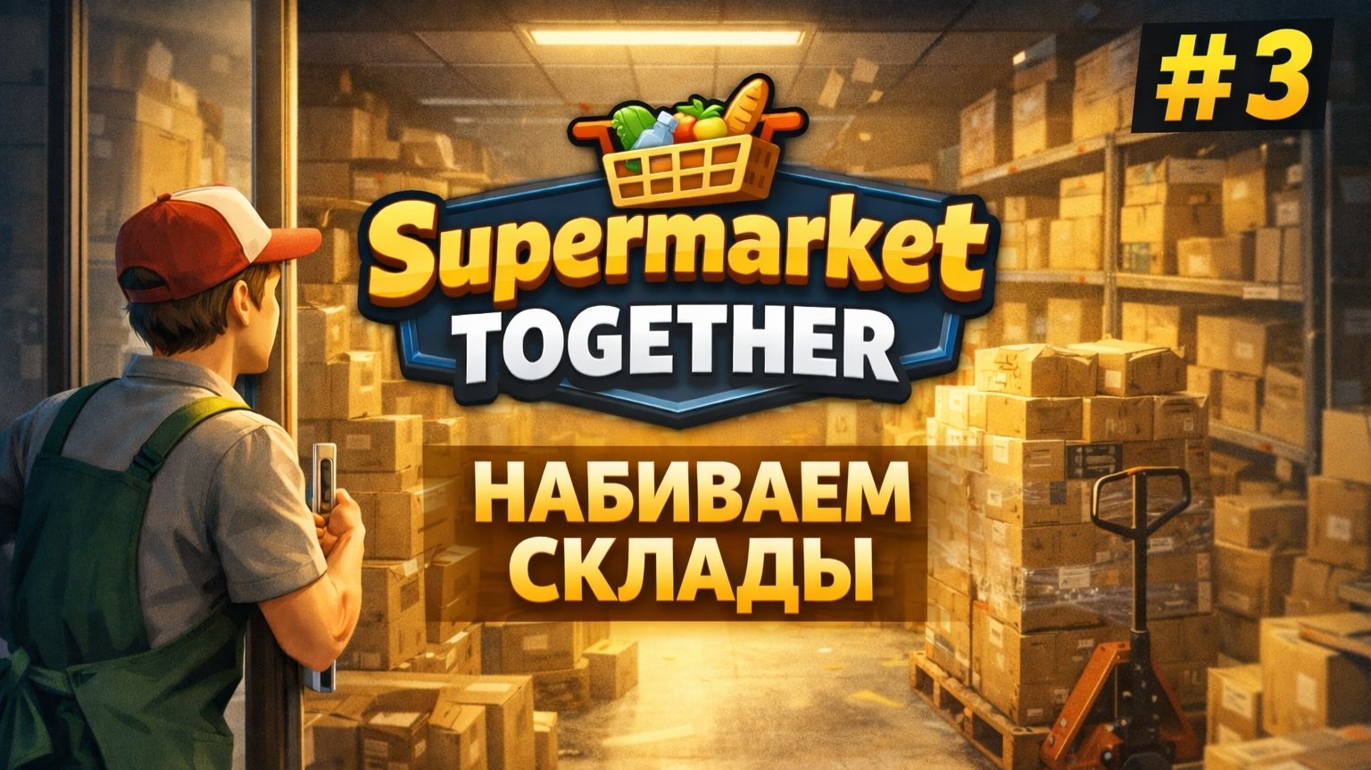 ПРОХОЖДЕНИЕ SUPERMARKET TOGETHER. ЧАСТЬ 3. НАБИВАЕМ СКЛАДЫ