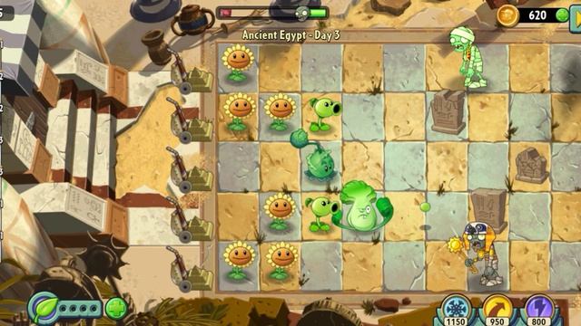 мои любимые уровни в растения против зомби 2 Мой первый любимый уровень часть 1