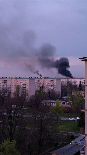 Туапсинский порт сейчас дым видно за километры #Туапсе #НПЗ