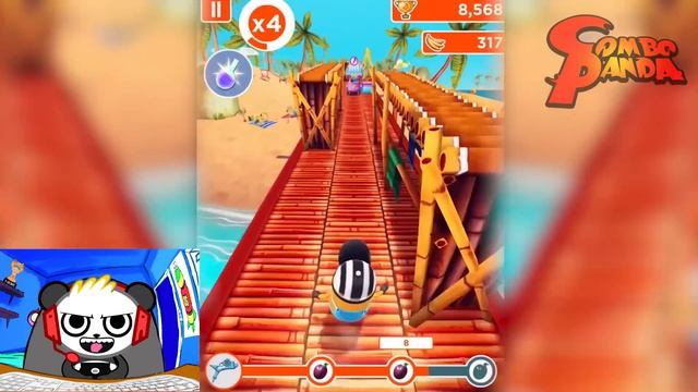 Minion Rush BANANA RUN Let's Play With Combo Panda