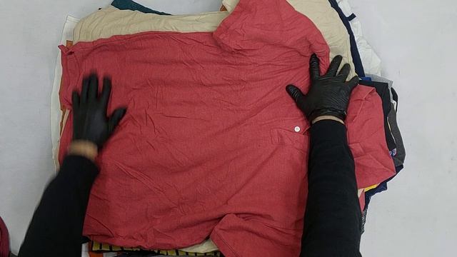 Футболки мужские поло  секонд оптом 6 пак