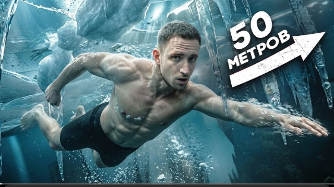 Я ПРОПЛЫЛ 50 МЕТРОВ ПОДО ЛЬДОМ