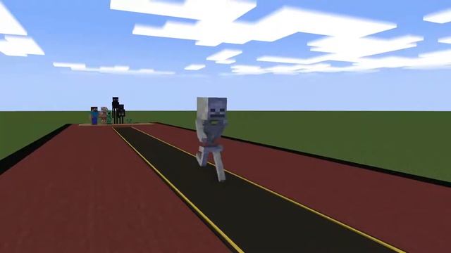 10 Long Jump - Monster School [Minecraft - Animation] [#8]