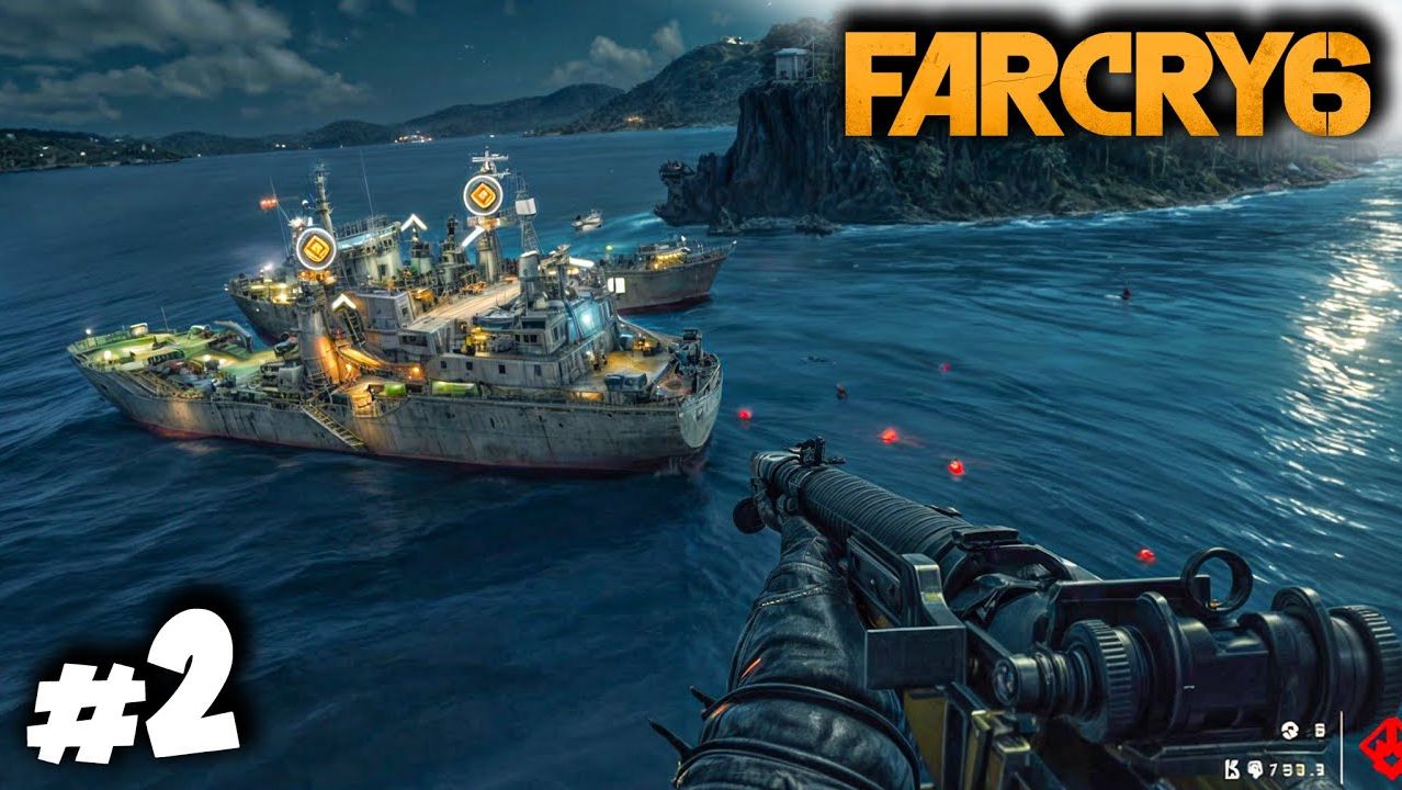 СТРИМ ПО ➤Far Cry 6. на.пк проходим игру внимательнее №2  взрываем корабли