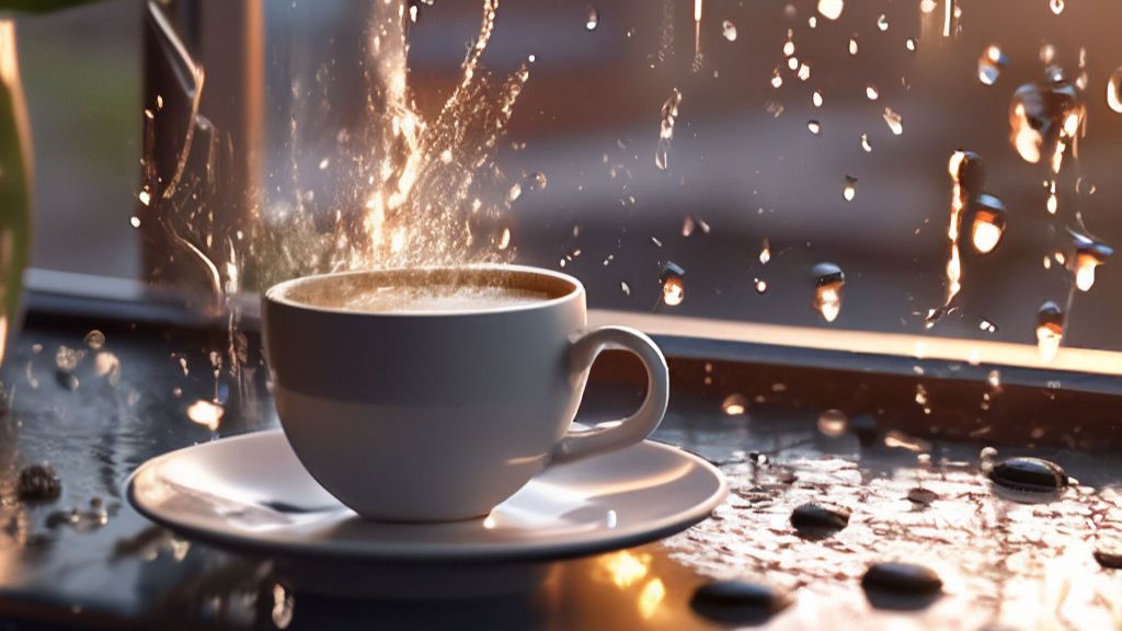 КОФЕ С КАПЛЯМИ ДОЖДЯ-DIMA PROKOPOV